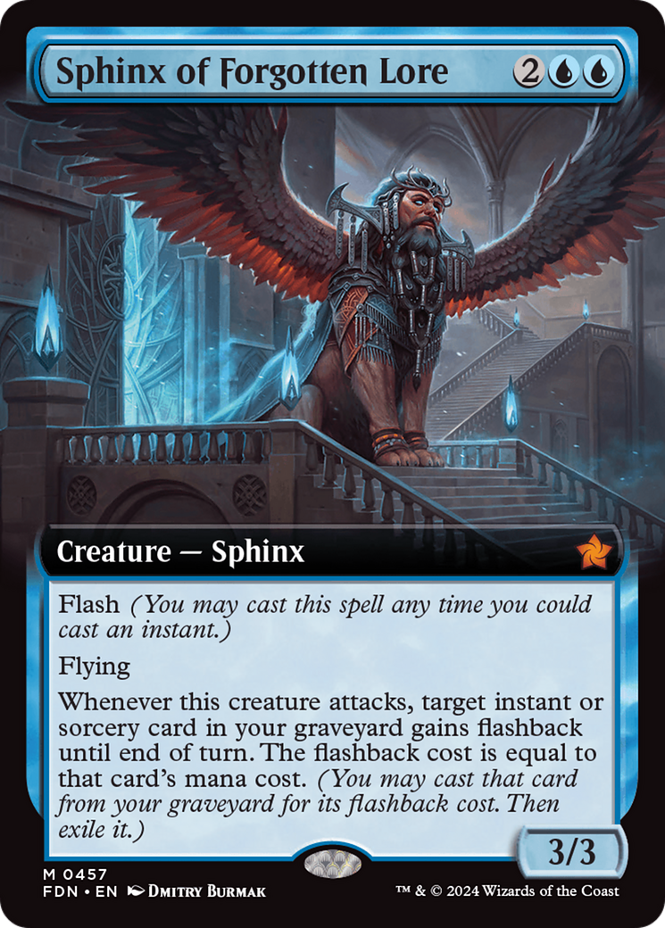 Sphinx of Forgotten Lore (Extended Art) [Foundations] | Rock City Comics