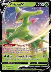 Virizion V (SWSH295) (Jumbo Card) [Sword & Shield: Black Star Promos] | Rock City Comics