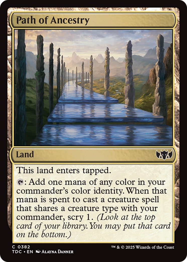 Path of Ancestry [Tarkir: Dragonstorm Commander] | Rock City Comics
