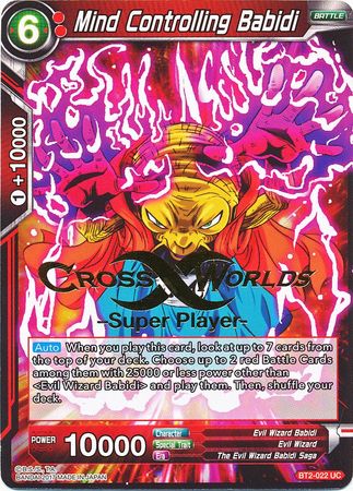 Mind Controlling Babidi (Super Player Stamped) (BT2-022) [Tournament Promotion Cards] | Rock City Comics