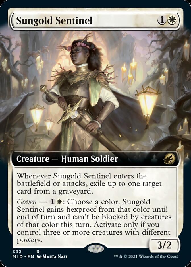 Sungold Sentinel (Extended Art) [Innistrad: Midnight Hunt] | Rock City Comics