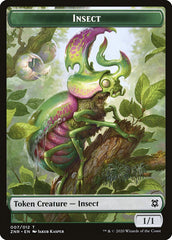 Illusion // Insect Double-Sided Token [Zendikar Rising Tokens] | Rock City Comics