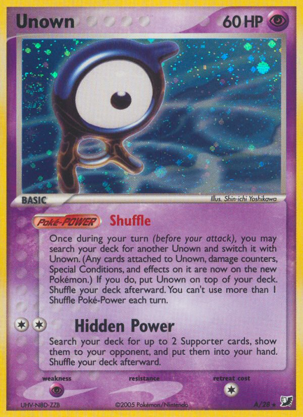 Unown (A/28) [EX: Unseen Forces] | Rock City Comics