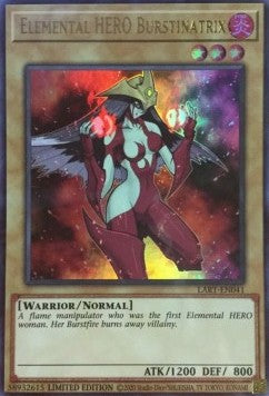 Elemental HERO Burstinatrix [LART-EN041] Ultra Rare | Rock City Comics