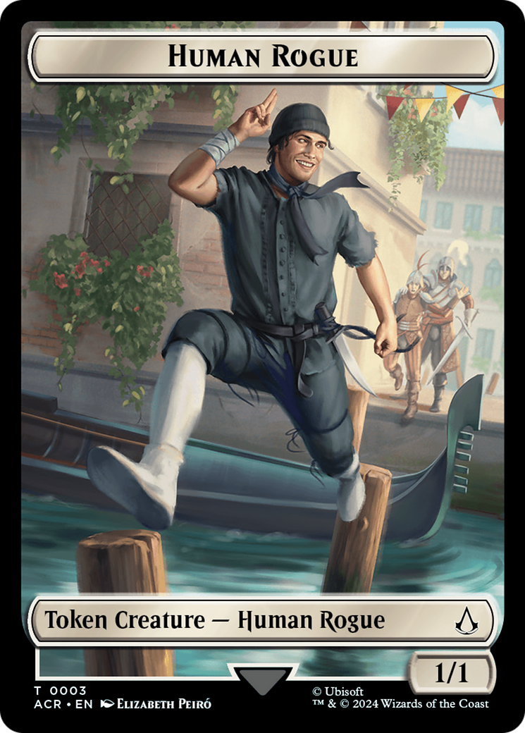 Human Rogue Token [Assassin's Creed Tokens] | Rock City Comics