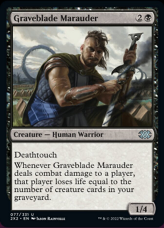 Graveblade Marauder [Double Masters 2022] | Rock City Comics