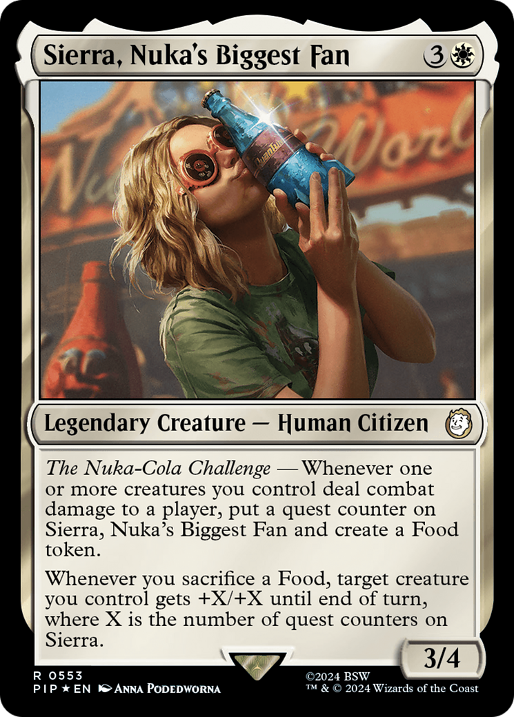 Sierra, Nuka's Biggest Fan (Surge Foil) [Fallout] | Rock City Comics