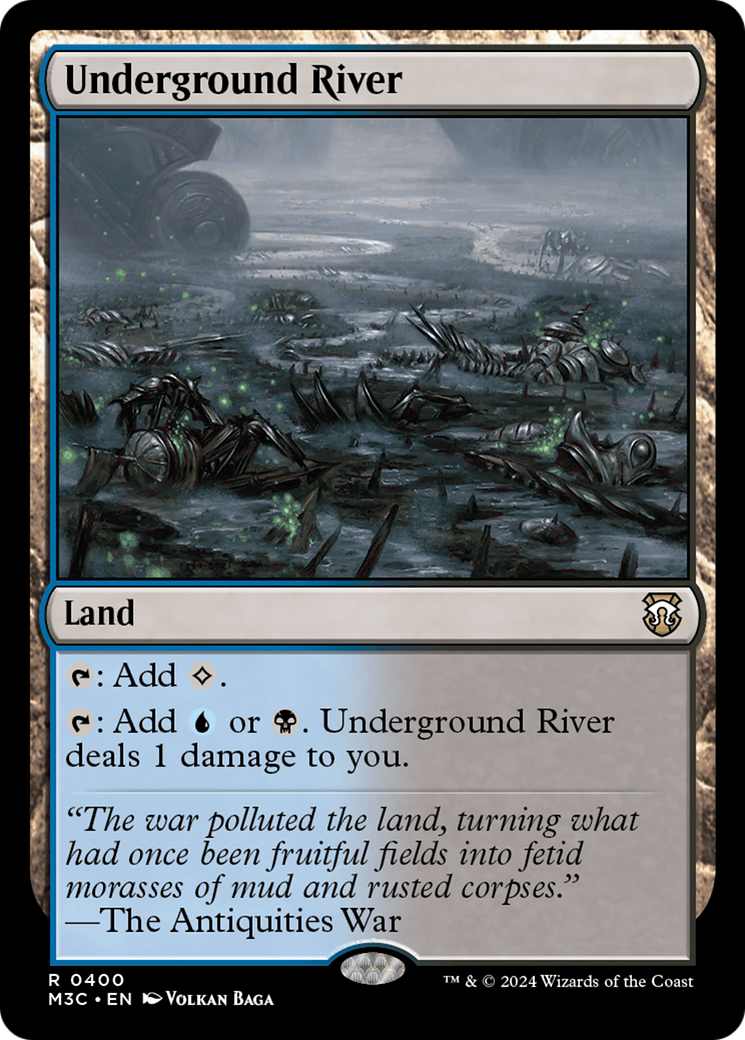 Underground River (Ripple Foil) [Modern Horizons 3 Commander] | Rock City Comics