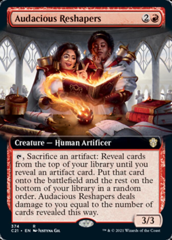 Audacious Reshapers (Extended Art) [Commander 2021] | Rock City Comics