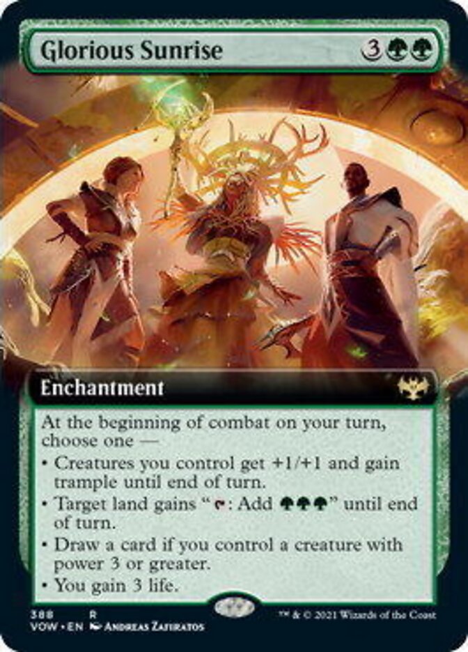 Glorious Sunrise (Extended Art) [Innistrad: Crimson Vow] | Rock City Comics