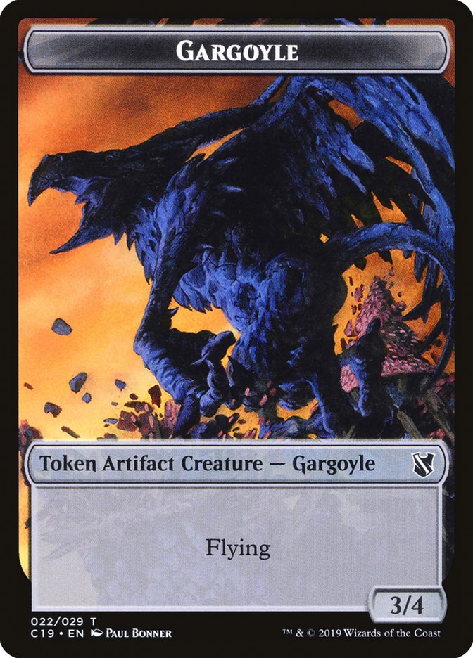 Gargoyle Token [Commander 2019 Tokens] | Rock City Comics