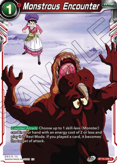Monstrous Encounter (BT15-026) [Saiyan Showdown] | Rock City Comics
