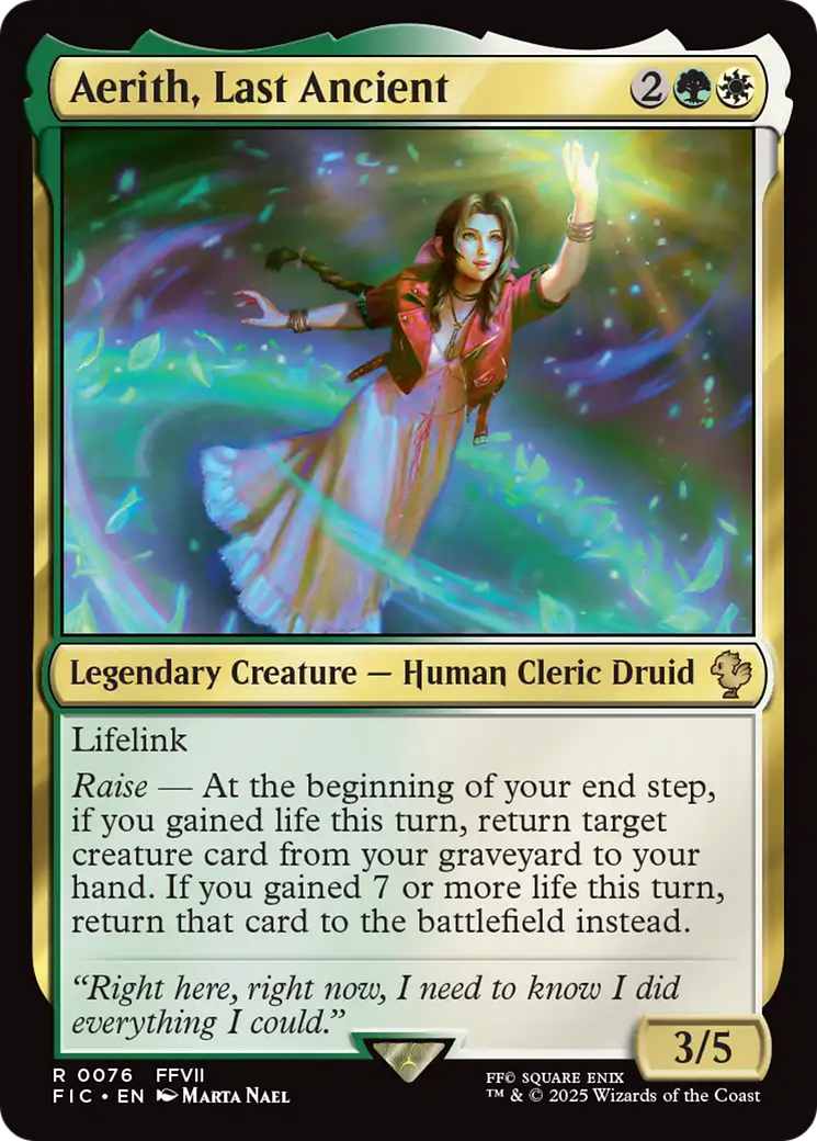 Aerith, Last Ancient [FINAL FANTASY Commander] | Rock City Comics