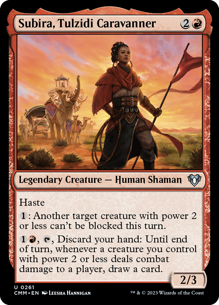Subira, Tulzidi Caravanner [Commander Masters] | Rock City Comics