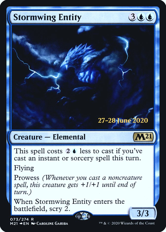 Stormwing Entity [Core Set 2021 Prerelease Promos] | Rock City Comics