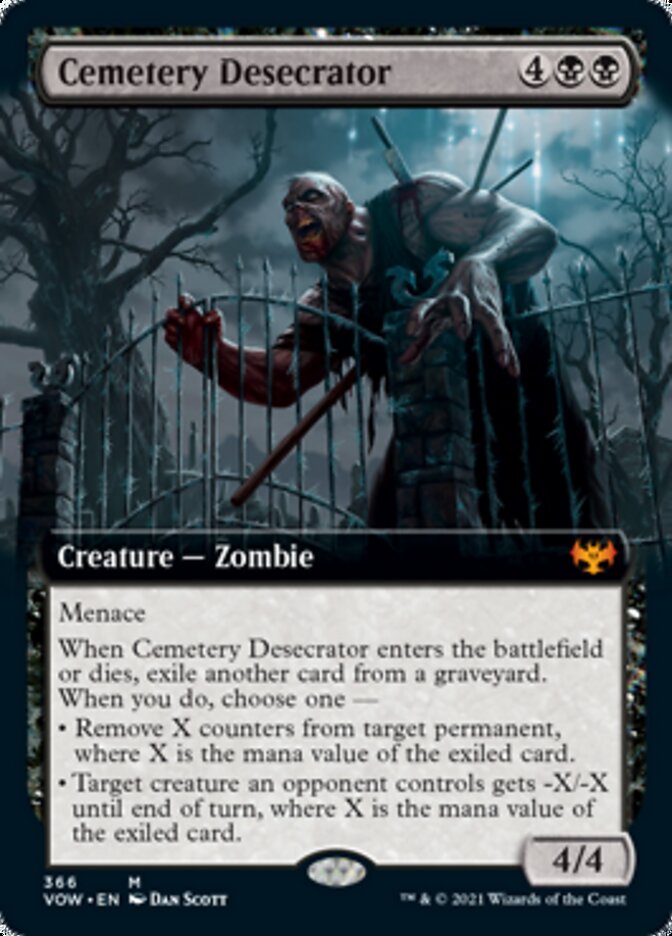 Cemetery Desecrator (Extended Art) [Innistrad: Crimson Vow] | Rock City Comics