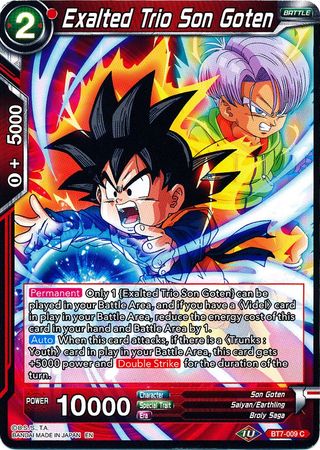 Exalted Trio Son Goten (BT7-009) [Assault of the Saiyans] | Rock City Comics