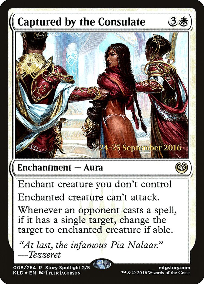 Captured by the Consulate [Kaladesh Prerelease Promos] | Rock City Comics