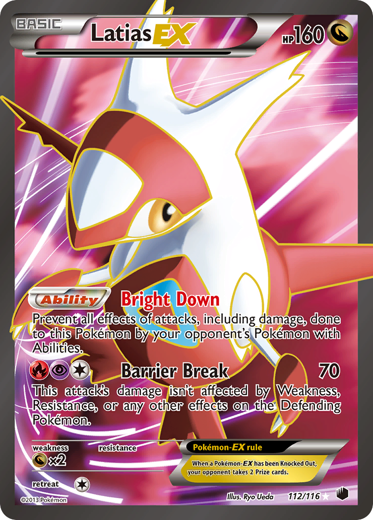 Latias EX (112/116) [Black & White: Plasma Freeze] | Rock City Comics