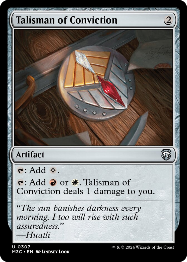 Talisman of Conviction [Modern Horizons 3 Commander] | Rock City Comics