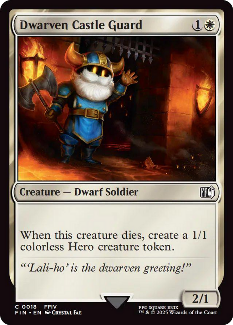 Dwarven Castle Guard [FINAL FANTASY] | Rock City Comics