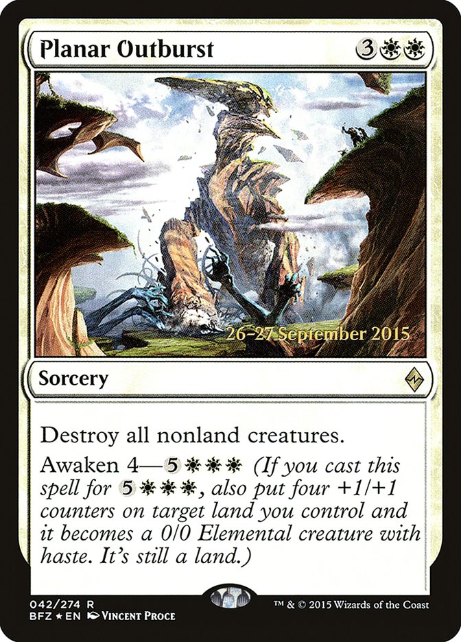 Planar Outburst [Battle for Zendikar Prerelease Promos] | Rock City Comics