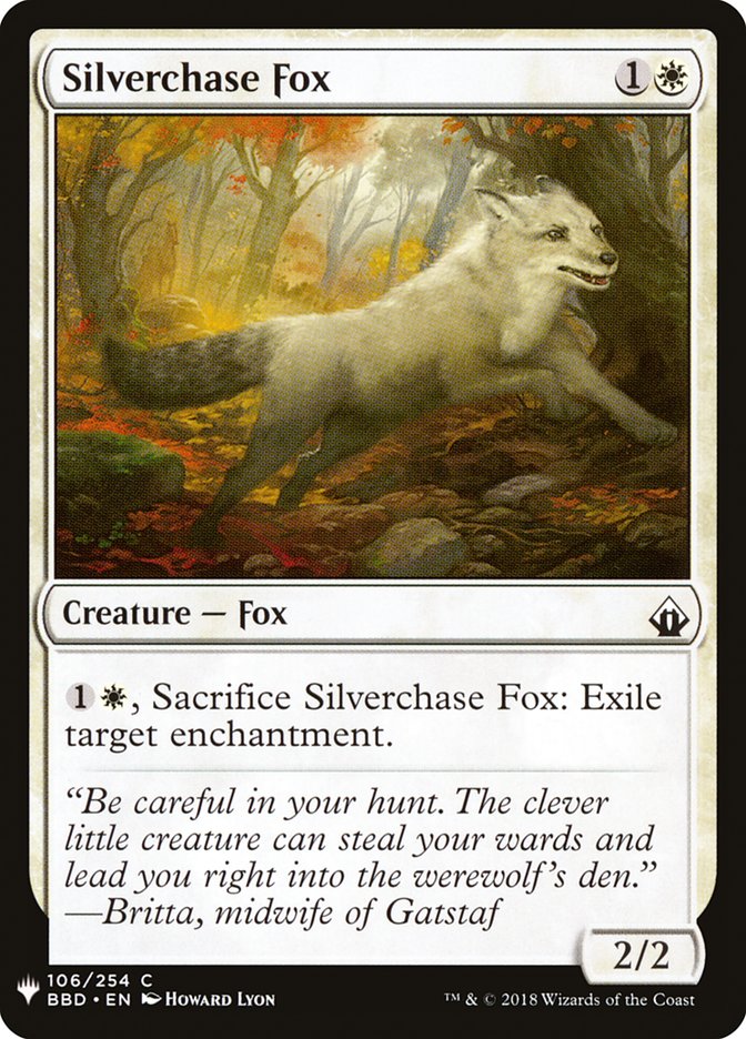 Silverchase Fox [Mystery Booster] | Rock City Comics