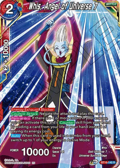 Whis, Angel of Universe 7 (BT16-140) [Realm of the Gods] | Rock City Comics