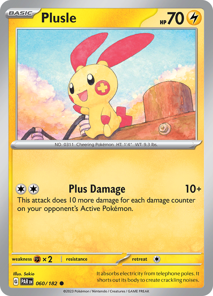 Plusle (060/182) [Scarlet & Violet: Paradox Rift] | Rock City Comics