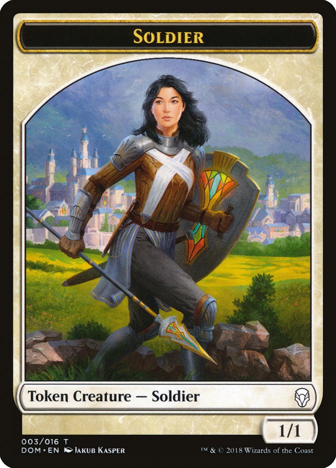 Soldier Token [Dominaria Tokens] | Rock City Comics