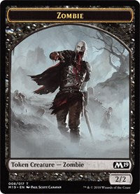 Zombie // Thopter Double-Sided Token (Game Night) [Core Set 2019 Tokens] | Rock City Comics