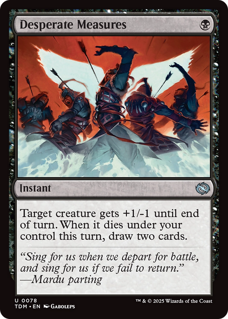 Desperate Measures [Tarkir: Dragonstorm] | Rock City Comics
