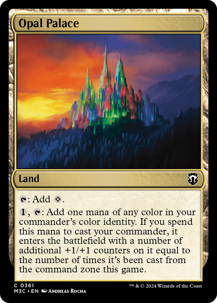 Opal Palace (Ripple Foil) [Modern Horizons 3 Commander] | Rock City Comics