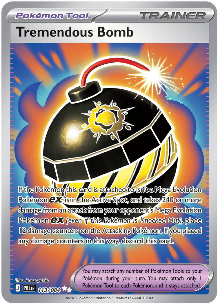 Tremendous Bomb (113/084) [Mega Evolution: Pitch Black] | Rock City Comics