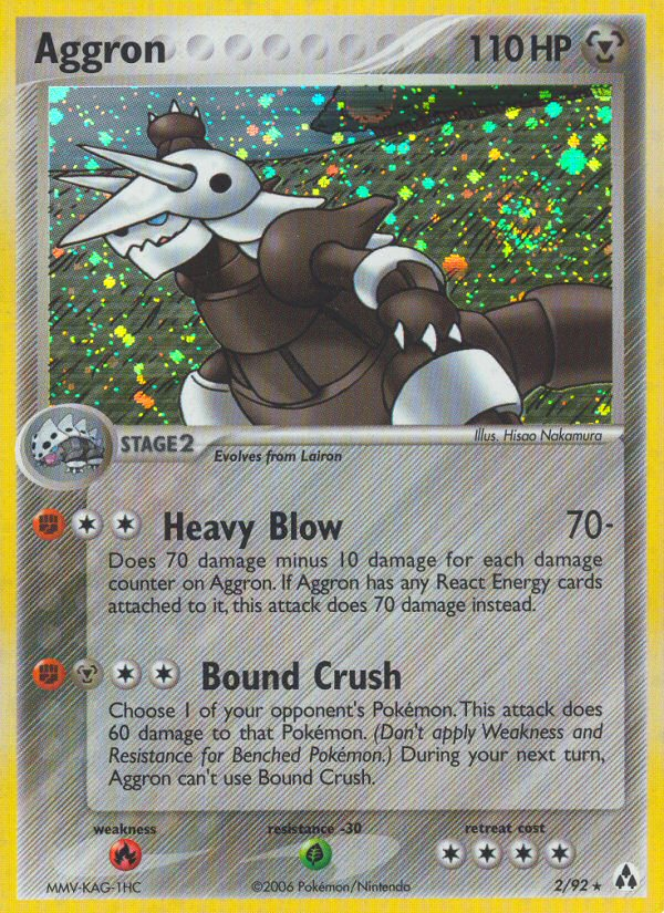 Aggron (2/92) [EX: Legend Maker] | Rock City Comics