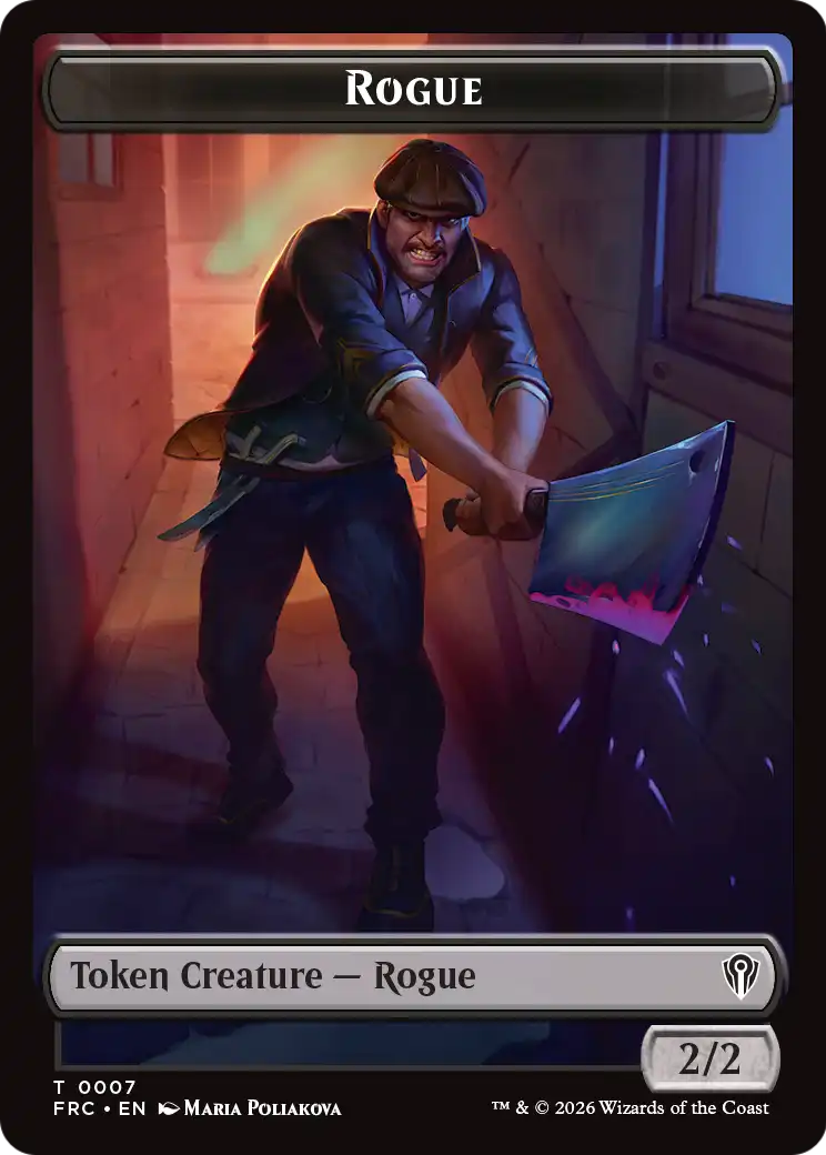 Insect // Rogue Double-Sided Token [Reality Fracture Commander Tokens] | Rock City Comics