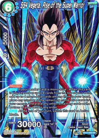 SS4 Vegeta, Rise of the Super Warrior (BT11-052) [Vermilion Bloodline 2nd Edition] | Rock City Comics
