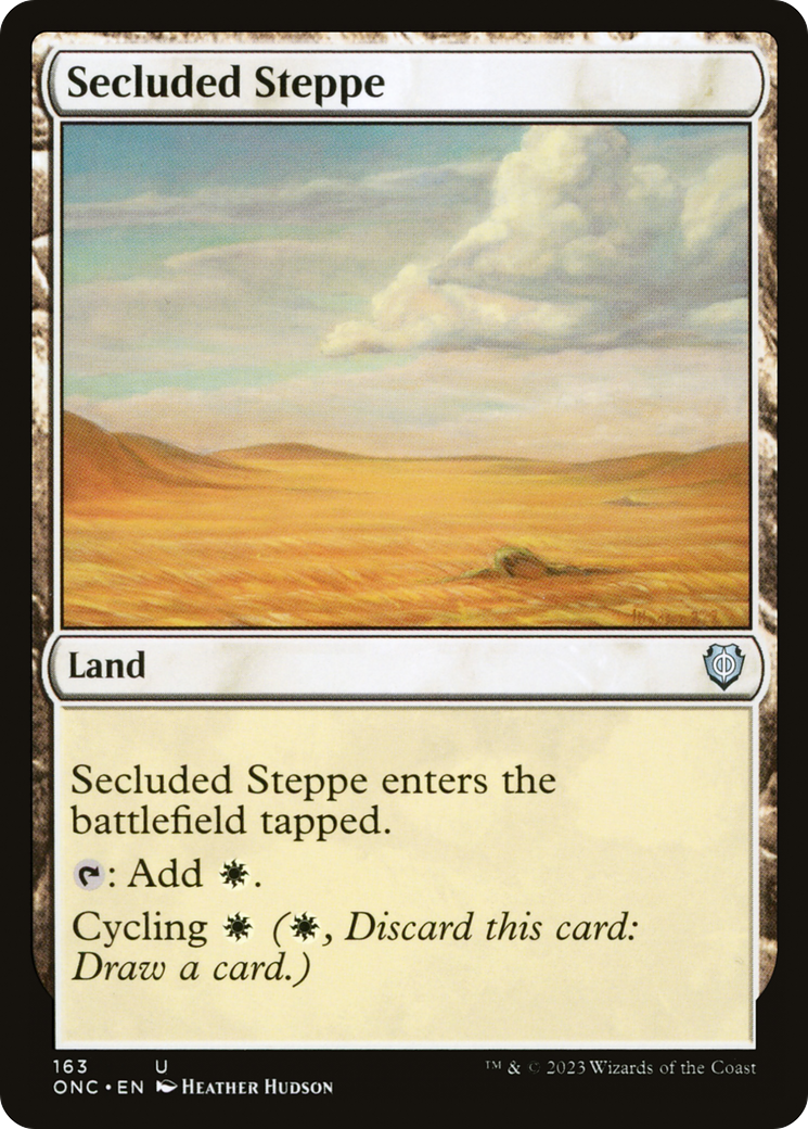 Secluded Steppe [Phyrexia: All Will Be One Commander] | Rock City Comics