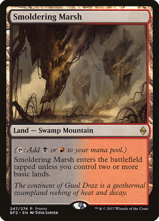 Smoldering Marsh (Promo) [Standard Showdown Promos] | Rock City Comics