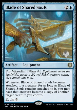 Blade of Shared Souls (Promo Pack) [Phyrexia: All Will Be One Promos] | Rock City Comics