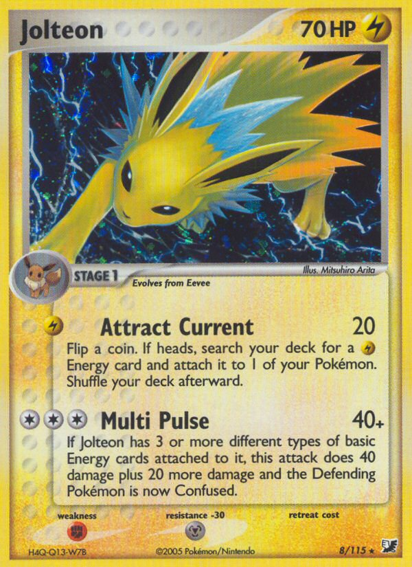 Jolteon (8/115) [EX: Unseen Forces] | Rock City Comics