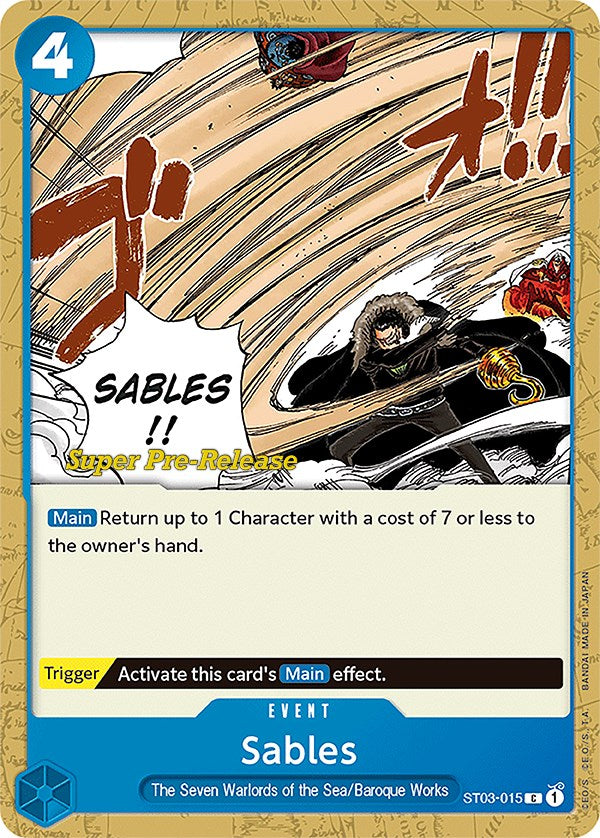 Sables [Super Pre-Release Starter Deck: The Seven Warlords of the Sea] | Rock City Comics