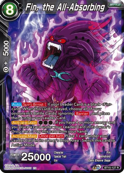Fin, the All-Absorbing (BT15-127) [Saiyan Showdown] | Rock City Comics