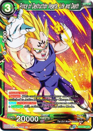 Prince of Destruction Vegeta, Life and Death (BT11-067) [Vermilion Bloodline 2nd Edition] | Rock City Comics