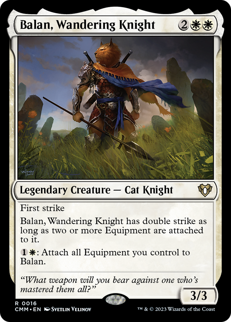 Balan, Wandering Knight [Commander Masters] | Rock City Comics