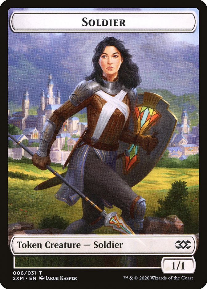 Soldier Token [Double Masters Tokens] | Rock City Comics
