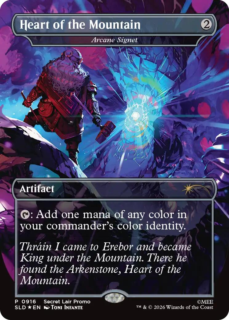 Heart of the Mountain - Arcane Signet [Secret Lair Drop Series] | Rock City Comics