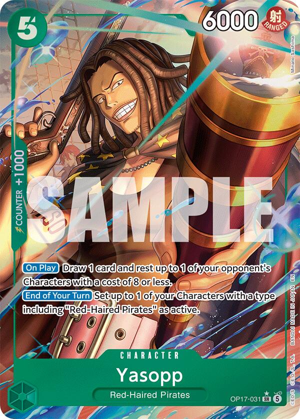 Yasopp (Alternate Art) [The World's Strongest Warriors] | Rock City Comics