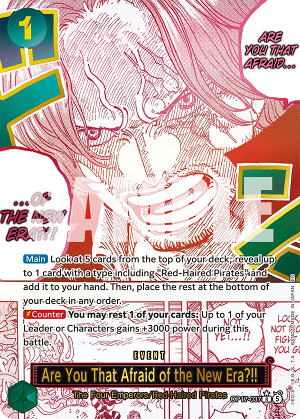 Are You That Afraid of the New Era?! (Alternate Art) [The World's Strongest Warriors] | Rock City Comics
