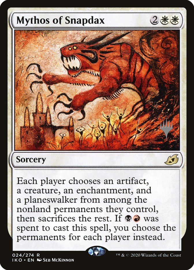 Mythos of Snapdax (Promo Pack) [Ikoria: Lair of Behemoths Promos] | Rock City Comics
